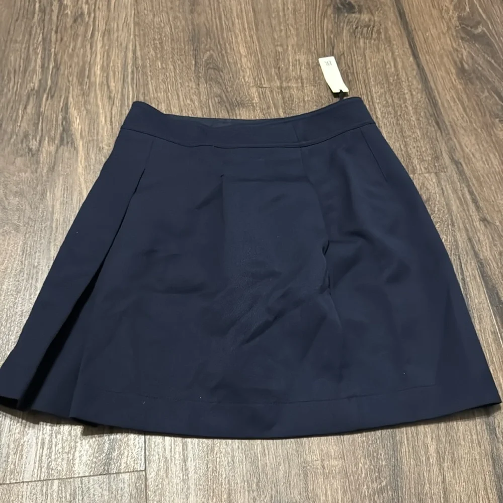 NWT! Banana Republic Navy Blue Trueno Pleated Skirt  - Size 4 🧉